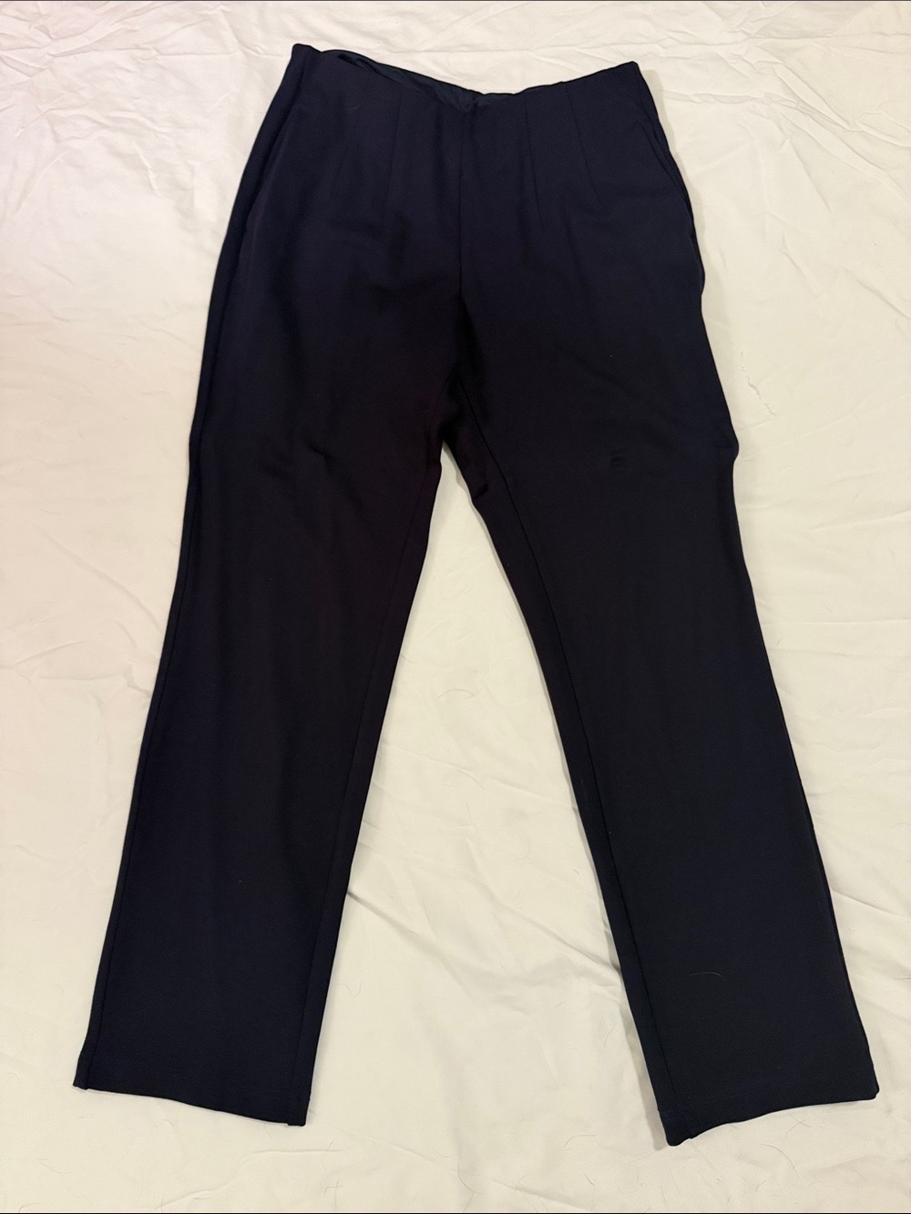 Belle by Kim Gravel Navy Boot Cut Dress Pants